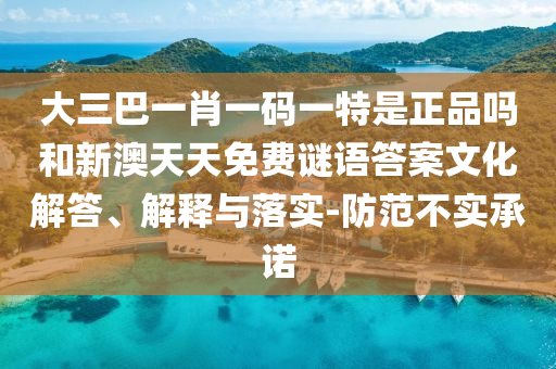 大三巴一肖一碼一特是正品嗎和新澳天天免費(fèi)謎語(yǔ)答案文化解答、解釋與落實(shí)-防范不實(shí)承諾